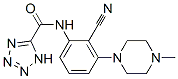 N-(3-(4-methylpiperazin-1-yl)-2-cyanophenyl)-1H-tetrazole-5-carboxamide CAS#: 77245-43-3