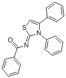 N-(3,4-DIPHENYL-3H-THIAZOL-2-YLIDENE)-BENZAMIDE CAS#: 72149-83-8
