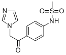 N-(4-(1H-Imidazol-1-ylacetyl)phenyl)methanesulfonamide CAS#: 77234-67-4