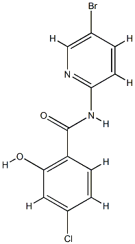 N-(5-bromopyridin-2-yl)-4-chloro-2-hydroxybenzamide CAS#: 783371-09-5