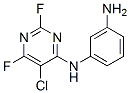 N-(5-chloro-2,6-difluoro-4-pyrimidinyl)benzene-1,3-diamine CAS#: 79817-71-3