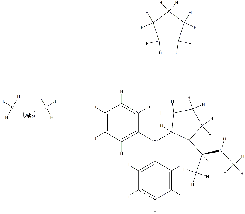 N-Methyl (R)-1-ferrocenyl-(S)-(2-diphenylphosphino)ethylamine CAS#: 778511-13-0
