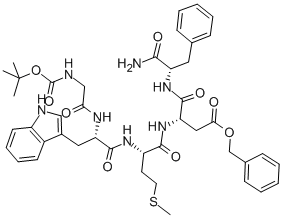 N-T-BOC-GLY-TRP-MET-ASP(BENZYL)-PHEAMIDE) CAS#: 78700-57-9