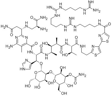N1-(20-Amino-6,13,20-triimino-5,7,12,14,19-pentaazaicosan-1-yl)bleomycinamide CAS#: 73666-80-5