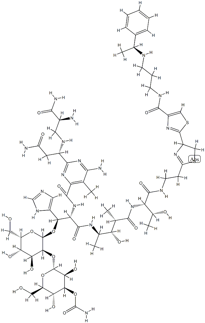 N1-[3-[[(S)-1-Phenylethyl]amino]propyl]-7,8-dihydrobleomycinamide CAS#: 79736-64-4