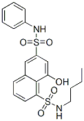 N1-butyl-8-hydroxy-N6-phenylnaphthalene-1,6-disulphonamide CAS#: 75935-43-2