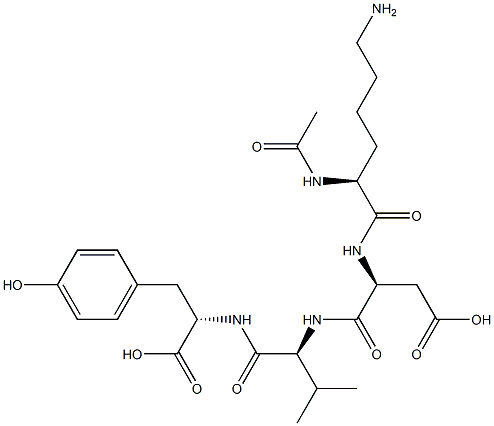 N2-Acetyl-L-lysyl-L-alpha-aspartyl-L-valyl-L-tyrosine CAS#: 757942-88-4