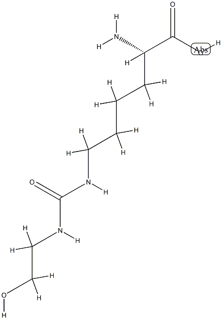 N(6)-(2-hydroxyethylcarbamoyl)-L-lysine CAS#: 78407-17-7