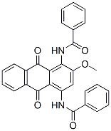 N,N'-(9,10-dihydro-2-methoxy-9,10-dioxoanthracene-1,4-diyl)bis(benzamide) CAS#: 79135-86-7