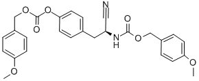 N,O-BIS(4-METHOXYBENZYLOXYCARBONYL)-(S)-2-AMINO-3-(4-HYDROXYPHENYL)-PROPIONITRILE CAS#: 73148-72-8