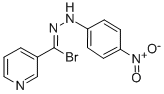Nicotinoyl bromide, p-nitrophenylhydrazone CAS#: 74305-93-4