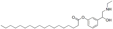 Octadecanoic acid 3-(2-(ethylamino)-1-hydroxyethyl)phenyl ester CAS#: 75011-64-2