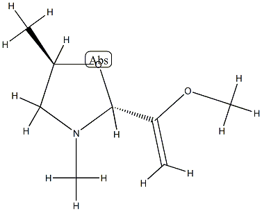 Oxazolidine, 2-(1-methoxyethenyl)-3,5-dimethyl-, (2R,5R)-rel- (9CI) CAS#: 748809-78-1
