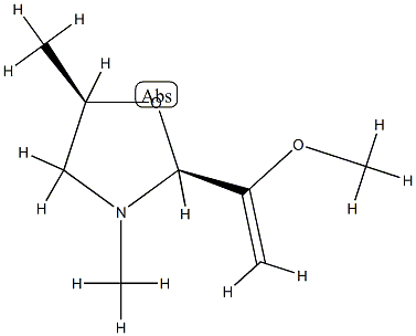 Oxazolidine, 2-(1-methoxyethenyl)-3,5-dimethyl-, (2R,5S)-rel- (9CI) CAS#: 748809-77-0