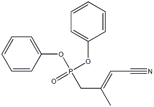 P-[(2E)-3-Cyano-2-Methyl-2-propen-1-yl]phosphonic Acid Diphenyl Ester CAS#: 723761-32-8