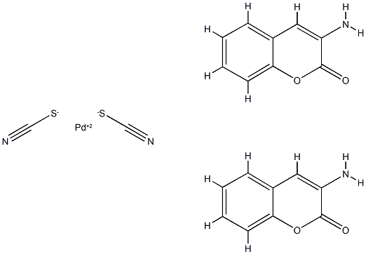 PALLADIUM(II),BIS(2-OXO-2H-1-BENZOPYRAN-3-YLAMMINE)BIS(THIOCYANATO)-,(Z)- CAS#: 79170-49-3