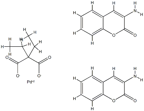 PALLADIUM(II),BIS(2-OXO-2H-1-BENZOPYRAN-3-YLAMMINE)(DIETHYLMALONATO)-,(Z) CAS#: 79170-46-0