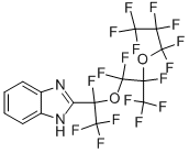 PERFLUORO(5-METHYL-3,6-DIOXANONAN-2-YL)-2-1H-BENZIMIDAZOLE CAS#: 76145-90-9