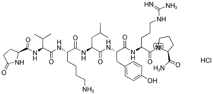 PYR-VAL-LYS-LEU-TYR-ARG-PRO-NH2 HCL CAS#: 763074-36-8