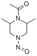 Piperazine,1-acetyl-2,6-dimethyl-4-nitroso-(9CI) CAS#: 75881-17-3