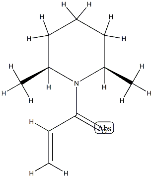 Piperidine, 2,6-dimethyl-1-(1-oxo-2-propenyl)-, (2R,6S)-rel- (9CI) CAS#: 762287-47-8