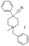 Piperidinium, 1-benzyl-4-cyano-1-methyl-4-phenyl-, iodide CAS#: 73771-87-6