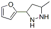 Pyrazolidine, 3-(2-furanyl)-5-methyl- CAS#: 74921-66-7