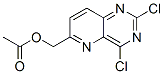 Pyrido(3,2-d)pyrimidine-6-methanol, 2,4-dichloro-, acetate (ester) CAS#: 76807-55-1