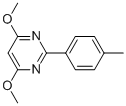 Pyrimidine, 4,6-dimethoxy-2-(4-methylphenyl)- (9CI) CAS#: 77232-14-5