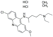 QUINACRINE DIHYDROCHLORIDE DIHYDRATE CAS#: 83-89-6