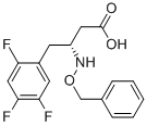 (R)-3-(Benzyloxyamino)-4-(2,4,5-trifluorophenyl)butanoic acid CAS#: 767352-29-4