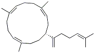 (R,1E,5E,9Z)-1,5,9-Trimethyl-12-(5-methyl-1-methylene-4-hexenyl)cyclotetradeca-1,5,9-triene CAS#: 74310-77-3