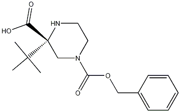 (S)-1-benzyl-3-tert-butyl piperazine-1,3-dicarboxylate CAS#: 72064-51-8