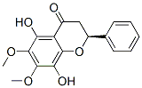 (S)-2,3-Dihydro-5,8-dihydroxy-6,7-dimethoxy-2-phenyl-4H-1-benzopyran-4-one CAS#: 72061-65-5