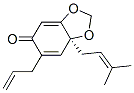 (S)-7a-(3-Methyl-2-butenyl)-6-(2-propenyl)-1,3-benzodioxol-5(7aH)-one CAS#: 74730-21-5
