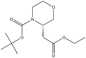 (S)-tert-Butyl 3-(2-ethoxy-2-oxoethyl)morpholine-4-carboxylate CAS#: 761460-04-2