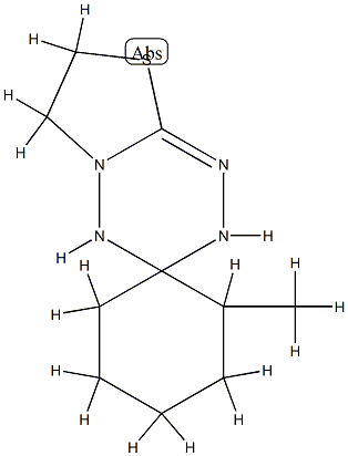Spiro[cyclohexane-1,3(4H)-[2H]thiazolo[3,2-b][1,2,4,5]tetrazine], 6,7-dihydro-2-methyl- (9CI) CAS#: 790180-13-1