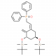 Structure of PHOSPHINEOXIDE,[2-[3,5-BIS[[(1,1-DIMETHYLETHYL)DIMETHYLSILY]OXY]-2-METHYLENECYCLOHEXYLIDENE]ETHYL]DIPHENYL-,[3S-(1Z,3A,5B0)] CAS 81522-68-1