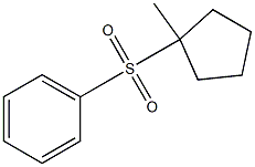 Sulfone, 1-methylcyclopentyl phenyl (5CI) CAS#: 798571-80-9