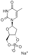 THYMIDINE 3':5'-CYCLIC MONOPHOSPHATE SODIUM SALT CAS#: 76567-90-3