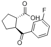 TRANS-2-(3-FLUOROBENZOYL)CYCLOPENTANE-1-CARBOXYLIC ACID CAS#: 733741-04-3