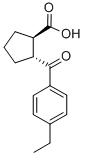 TRANS-2-(4-ETHYLBENZOYL)CYCLOPENTANE-1-CARBOXYLIC ACID CAS#: 733740-94-8