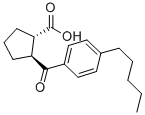 TRANS-2-(4-N-PENTYLBENZOYL)CYCLOPENTANE-1-CARBOXYLIC ACID CAS#: 733741-10-1
