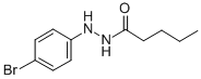 Valeric acid, 2-(p-bromophenyl)hydrazide CAS#: 74305-99-0