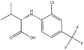 Valine, N-(2-chloro-4-(trifluoromethyl)phenyl)- CAS#: 76338-73-3