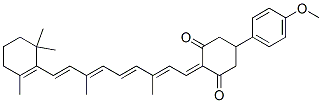 all-trans-2-Retinylidene-5-p-methoxyphenyl-1,3-cyclohexanedione CAS#: 73685-21-9