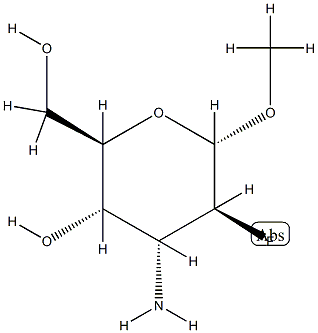 alpha-D-Altropyranoside, methyl 3-amino-2,3-dideoxy-2-fluoro- (9CI) CAS#: 772298-20-1