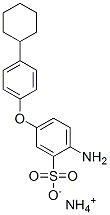 ammonium 2-amino-5-(4-cyclohexylphenoxy)benzenesulphonate CAS#: 79392-36-2