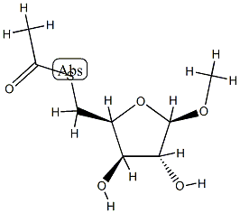 ba-D-Xylofuranoside, methyl 5-thio-, 5-acetate (9CI) CAS#: 741682-26-8