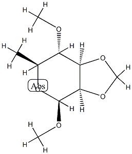 ba-L-Mannopyranoside, methyl 6-deoxy-4-O-methyl-2,3-O-methylene- (9CI) CAS#: 792943-91-0
